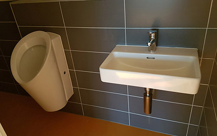 Innenausbau neues WC